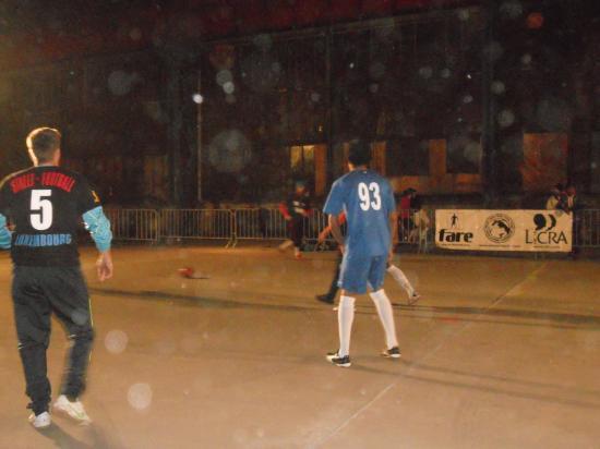 La finale du championnat de street soccer