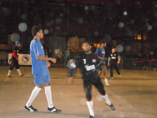 La finale du championnat de street soccer