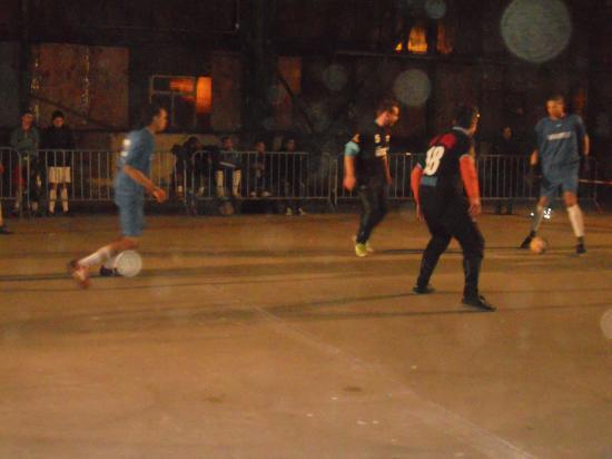 La finale du championnat de street soccer