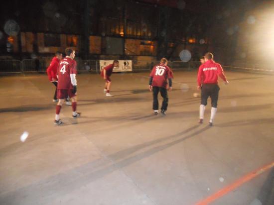 La finale du championnat de street soccer