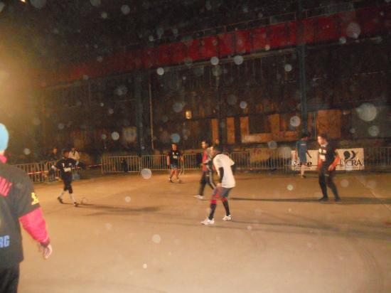 La finale du championnat de street soccer