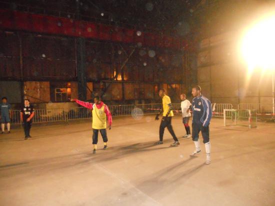 La finale du championnat de street soccer